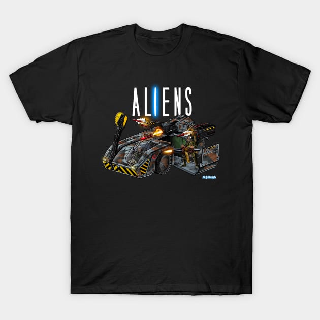 Aliens APC Vehicle T-Shirt by Ale_jediknigth